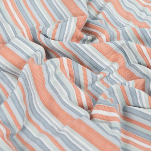 Rib dusty blue  - Qjutie & the Qjutest